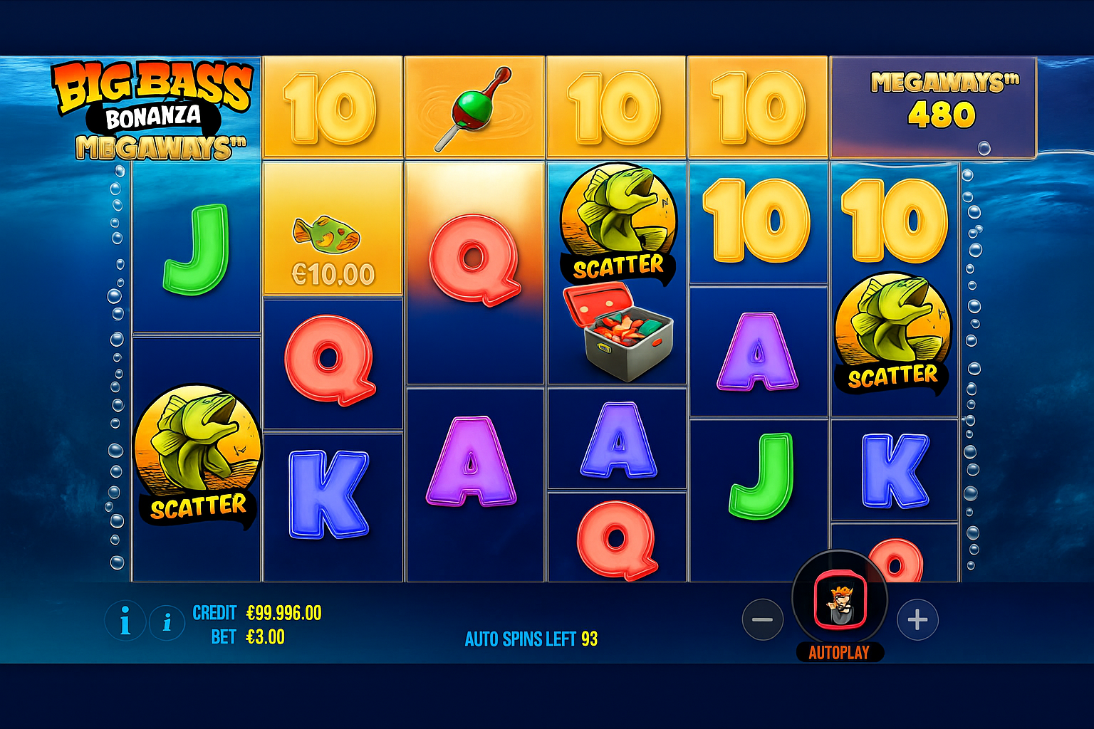 Big Bass Bonanza Megaways gameplay